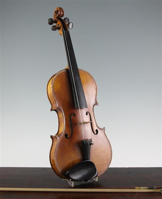 A 19th century French Colin of Nancy violin,